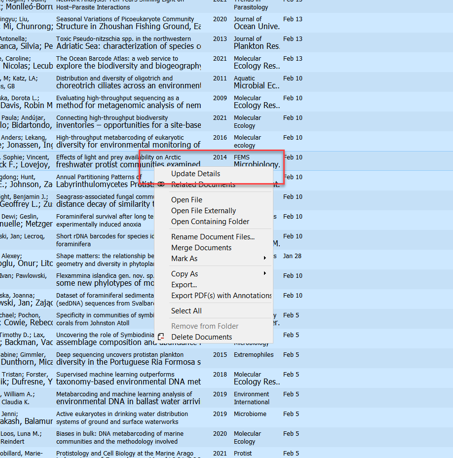 mendeley update